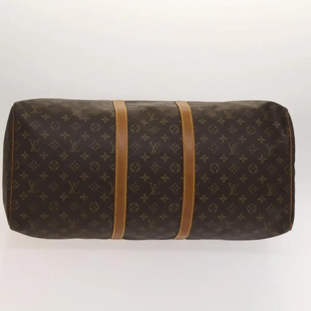 LOUIS VUITTON Monogram Keepall 55 Boston Bag M41424